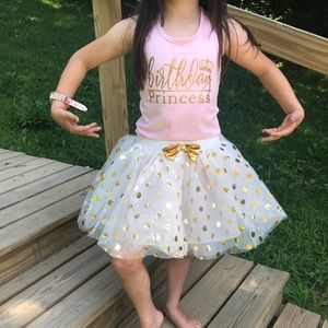 NEW- Birthday Princess tutu & tank set